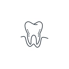 parodontosis creative icon. From Dental icons collection. Isolated parodontosis sign on white background