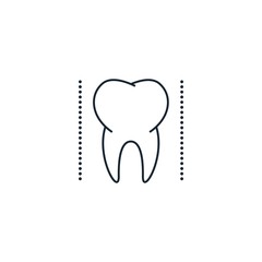 Dental creative icon. From Dental icons collection. Isolated Dental sign on white background