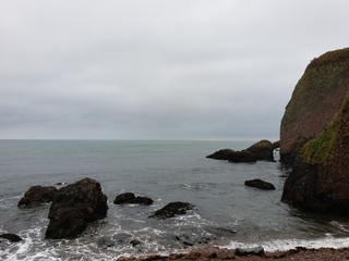 A beautiful walk in the Cushenden Caves, Northern Ireland.