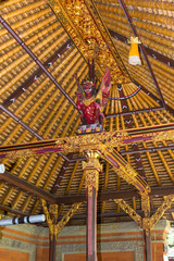 The Hindu Temple of Pura Puseh Desa Batuan. Unique Balinese style. Batuan Village, Kabupaten...