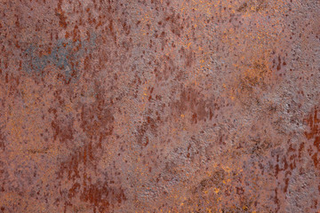 Rust on the metal. Texture, background