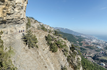 View from the cliff of Stavri Kaya