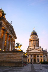 Fototapeta premium a historical square in Berlin, Germany