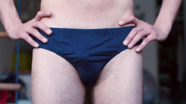 Close-up of man underpants.