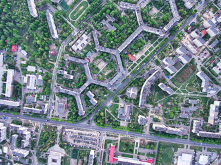 the longest house in Europe, with a bird's eye view