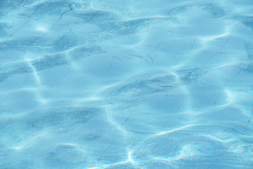 Fresh and Clean pool water for background.