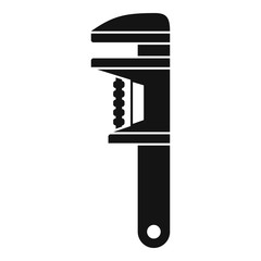 Key wrench icon. Simple illustration of key wrench vector icon for web design isolated on white background