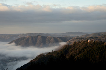 備中松山城　雲海