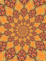 Colorful digital graphic kaleidoscope symmetry mandala style in laser light sunray trial pattern, Tie Dye , spiderweb art abstract background for art projects, banner, business,   card, 3D, template