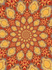 Colorful digital graphic kaleidoscope symmetry mandala style in laser light sunray trial pattern, Tie Dye , spiderweb art abstract background for art projects, banner, business,   card, 3D, template