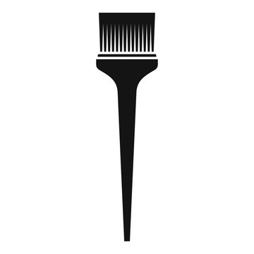 Salon Brush Hair Dye Icon. Simple Illustration Of Salon Brush Hair Dye Vector Icon For Web Design Isolated On White Background