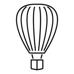 Design air balloon icon. Outline design air balloon vector icon for web design isolated on white background
