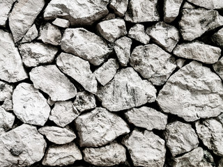 rough rock stone texture in the wall for background and wallpaper