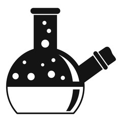 Cork boiling flask icon. Simple illustration of cork boiling flask vector icon for web design isolated on white background