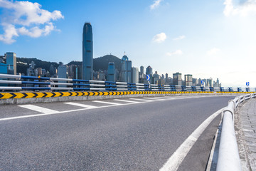 Obraz premium road in city