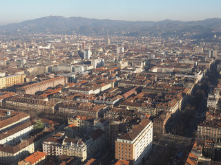 Aerial view of Turin