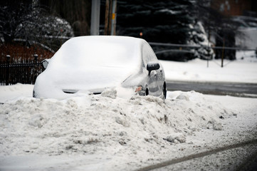 voiture en hiver