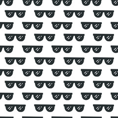 seamless pattern, sunglasses art background design for fabric scarf and decor