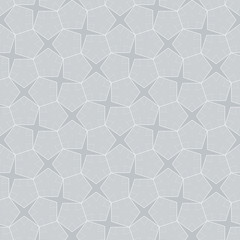 Fototapeta premium Vector seamless geometric line pentagon texture wall.