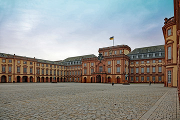 Naklejka premium Schlosshof Mannheim
