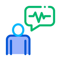 Speaker Voice Control Icon Vector Thin Line. Contour Illustration