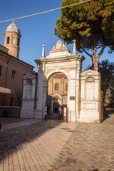 Fototapeta na wymiar Ravenna Italian mosaic capital, Italy - Emilia Romagna, Basilica of San Vitale
