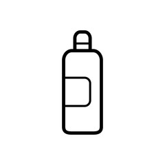 shampoo bottle icon design trendy
