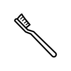 Toothbrush icon trendy design template