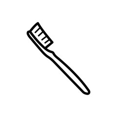 Toothbrush icon trendy design template
