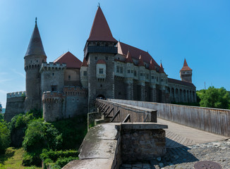 Fototapeta premium old corvins castle, romania