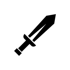 Sword icon trendy design template
