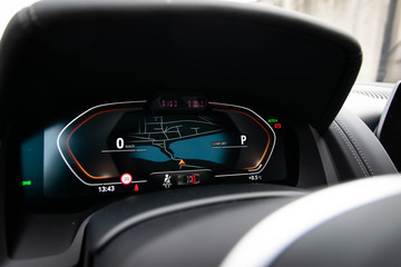 2020 BMW 8 Series Gran Coupe digital instrument cluster
