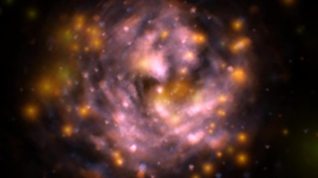 Digital Particle Animation of a Black Hole