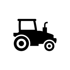 Tractor icon trendy design template