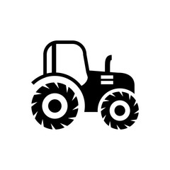 Tractor icon trendy design template