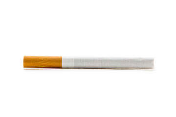 Cigarettes with filter isolated on white background
