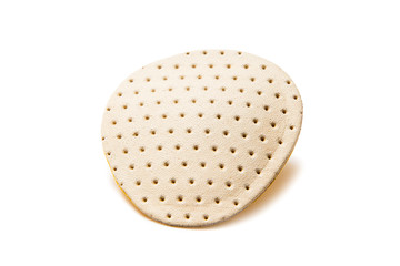 Flat foot pads isolated on white background