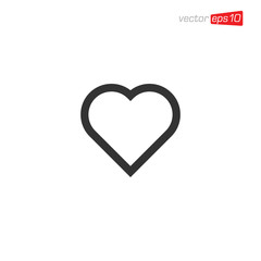Heart Love Logo Icon Design Vector