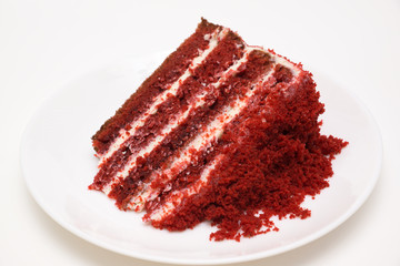 bright red cake called red velvet