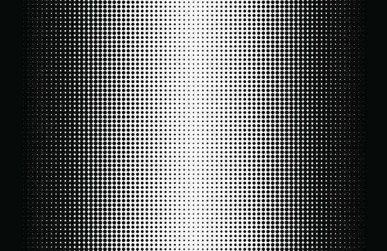Dots halftone background. Overlay texture. Point pattern wallpaper. Abstract dot geometric circle shape backdrop. Vector illustration image. Isolated on white Background.