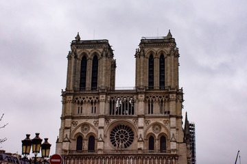 Fototapeta premium notre dame cathedral in paris