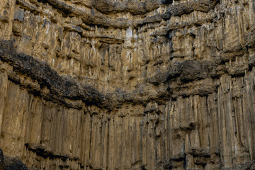 ruins of cliff in Thailand