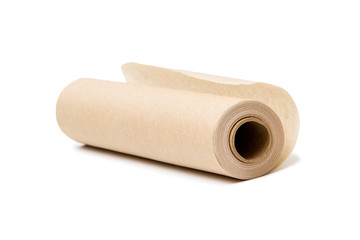 Parchment paper isolated on white