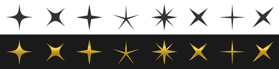 Fototapeta premium Golden sparkles