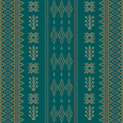 Batak ethnic seamless pattern with motif ulos. creative design cloth pattern