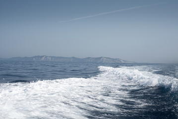 Mountains on the horizon