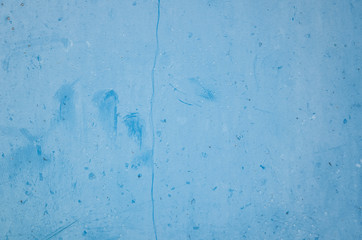 rusty metal dirty wall in blue color