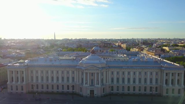 Saint Petersburg Institute of Painting, Sculpture and Architecture Repin, aerial