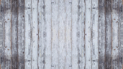 Fototapeta premium old white grey brown painted exfoliate rustic bright light wooden texture - wood background shabby