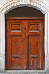 Brown vintage door